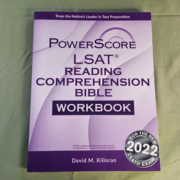 PowerScore LSAT‎ Reading Comprehension Workbook - 2022 Exam Law School Prep - Picture 1 of 9